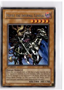 Mefist the Infernal General 1st Edition Rare DCR-066 LP - Image 1