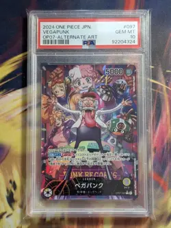 One Piece CCG Vegapunk #097 500 Years Into The Future Japanese PSA 10 - Image 1