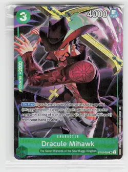 One Piece Promotion Cards #ST12-003 Dracule Mihawk (Illustration Box Vol.4) - Image 1