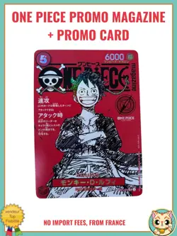 Luffy Promo 2025 One Piece Vol. 20 Jump Magazine NM (Luffy INCLUDED ST21-014) - Image 3