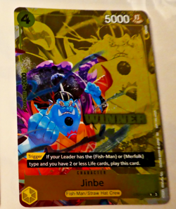 One Piece Card Game Carte Holo Jinbe EB02-055 WINNER English NM - Image 1
