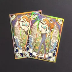 Trading Card OPCG Card Sleeves 66X91mm Standard Size ONE PIECE Yami Robin Yamato - Image 5