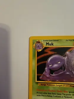 Pokemon TCG Muk Fossil Card 28/62 Unlimited Rare Non-Holo - Image 3