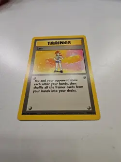 Pokemon TCG Trainer Lass Base Set Unlimited Rare Card 75/102 Vintage 1999 - Image 2