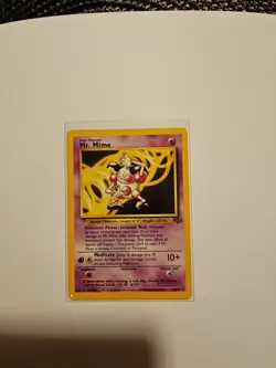 Pokemon TCG Mr. Mime 22/64 Jungle Regular Non-Holo Card - Image 1