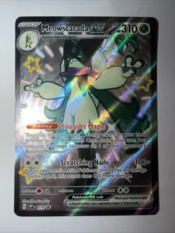 Meowscarada ex 078 Sv: Scarlet & Violet Promo Cards Holo-NM - Image 2