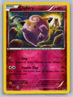 Clefairy Reverse Holo 81/122 Pokemon Card 2016 XY BreakPoint LP - Image 1