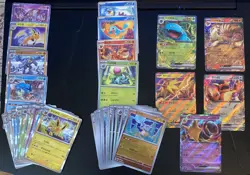 Pokemon TCG: Korean 151 - EX Cards - Pokeball Reverse - Holo + Bulk 100+ Cards - Image 1