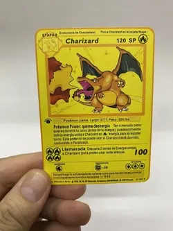 Charizard Gold Metal Pokemon Card-Collectible Gift Display！Christmas PRETTY~ - Image 1