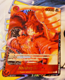 One Piece English Card Game Carte Holo Monkey D. Luffy Oda ST01-012 EN NM - Image 1