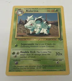 Pokemon TCG Nidoran Jungle Card 57/64 Unlimited Common 1st Edition - Image 3