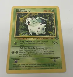 Pokemon TCG Nidoran Jungle Card 57/64 Unlimited Common 1st Edition - Image 5