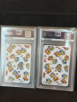 2015 POKEMON PLAYING CARD PRETEND MAGIKARP GYARADOS PIKACHU JOKER PONCHO PSA 10 - Image 2
