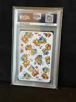 2015 POKEMON PLAYING CARD PRETEND MAGIKARP GYARADOS PIKACHU JOKER PONCHO PSA 10 - Image 4