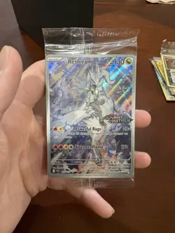 Pokemon TCG N's Reshiram Card 167/159 Stamped Illustration Rare Promo - Image 1