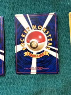 Vintage Japanese Holo Lugia, Pichu, and Ninetails Pokemon Cards Near Mint - Image 5