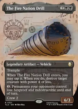 x1 The Fire Nation Drill - Borderless R MTG Avatar: The Last Airbender M/NM, Eng - Image 1
