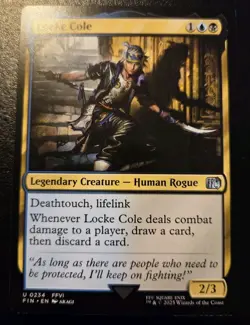 Locke Cole 0234 Uncommon Final Fantasy Magic: The Gathering - Image 1