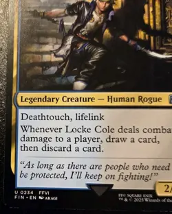 Locke Cole 0234 Uncommon Final Fantasy Magic: The Gathering - Image 4