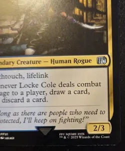 Locke Cole 0234 Uncommon Final Fantasy Magic: The Gathering - Image 5
