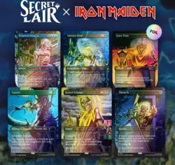 Magic The Gathering Secret Lair x Iron Maiden: Album Art - Rainbow Foil Edition - Image 1