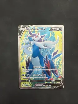 Hisuian Samurott V 176/189 Ultra Rare Holo Pokemon 2022 Astral Radiance - Image 1