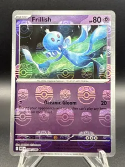 Pokemon TCG Frillish Master Ball Pattern 044/086 SV10.5 White Flare M/Nm - Image 1