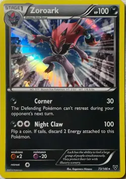 Zoroark 73/146 XY Base Set Holo Rare Near Mint NM Pokemon - Image 1