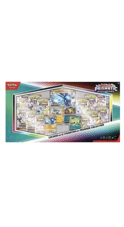 Lucario And Tyranitar Ex Pokemon TCG: Prismatic EX Premium Collection Box Set - Image 1