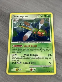 Pokemon TCG: Yanmega 14/147 Supreme Victors - 2009 Holo Rare - LP/NM - Image 1