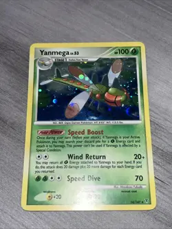 Pokemon TCG: Yanmega 14/147 Supreme Victors - 2009 Holo Rare - LP/NM - Image 2