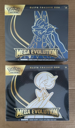 1 ea Pokemon MEGA EVOLUTION Elite Trainer Box ETB NEW factory sealed 2 TOTAL - Image 1