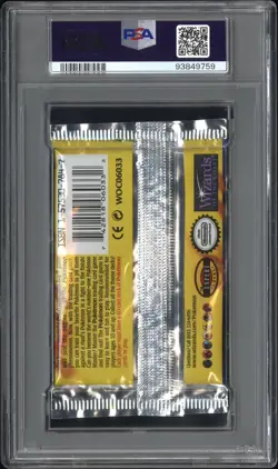 1999 Pokemon Base Set Booster Pack Charizard THIN Font (Rarer Pop 89) PSA 10 - Image 5