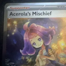 Acerola's Mischief Secret Illustration Rare, #183/132 Pokemon Mega Evolution - Image 2