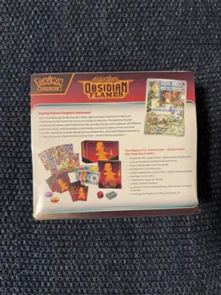 Pokemon TCG Obsidian Flames ETB Elite Trainer Box New Sealed - 9 Booster Packs 820650853913 - Image 2