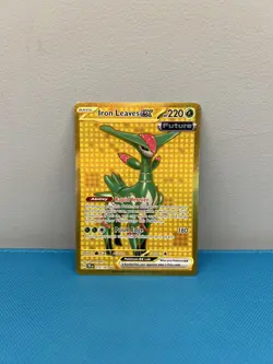 Pokemon - Iron Leaves ex - 213/162 - SV05: Temporal Forces - Holo - Hyper Rar NM - Image 1