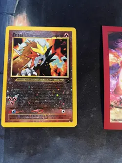 ENTEI Pokemon Black Star Promo 34 Reverse Holo SWIRL Promo 122💎LP💎 - Image 1