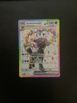Pokemon TCG Umbreon EX 176 Black Star Promo Prismatic Evolutions Full Art NM - Image 1
