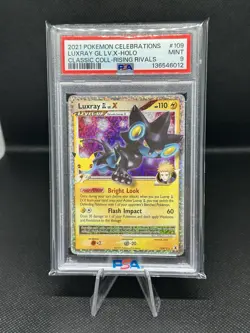 Luxray GL Lv. X 109/111 PSA 9 Celebrations 25th Classic Collection Pokemon MINT - Image 1