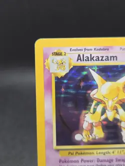 Alakazam Holo 1/102 Pokemon Base Set - MP - Image 2