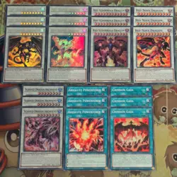 21cd SDCK Red/Rising/Scarred Dragon Archfiend Ultra/Super/Common YuGiOh Mint Set - Image 1