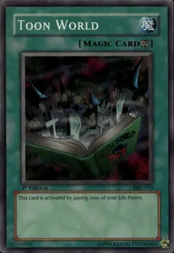 Toon World NA 1st Ed Super Rare MRL-076 Yu-Gi-Oh! - Image 1