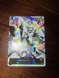 Monkey.D.Luffy (001) (Parallel) ST21-001 Starter Deck EX: Gear 5 Foil - Image 2
