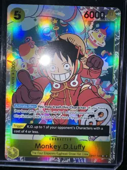 One Piece CCG OP07 500 Years In The Future Monkey D Luffy SR *ENGLISH* - Image 1