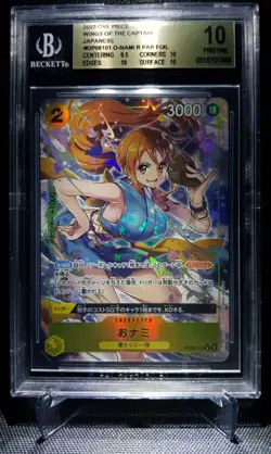 BGS 10 O-Nami OP06-101 Parallel R Wings of Captain One Piece Card Japanese - Image 2