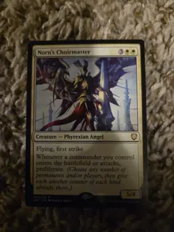 MTG English Norn's Choirmaster Normal Commander: Phyrexia: All Will Be One - Image 1