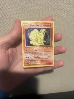 HOLO BLEED ERROR - Ninetales 15/108 XY Evolutions Holo Rare Pokemon TCG Card LP - Image 4