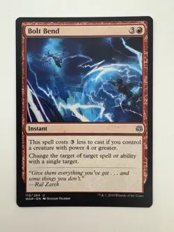 Bolt Bend MTG Magic the Gathering Card NM Near Mint WAR - Image 1