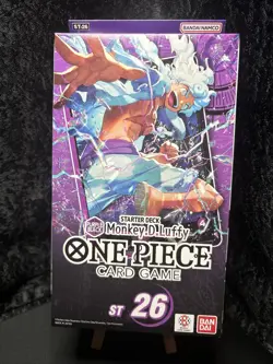One Piece Card Game Monkey D Luffy Starter Deck ST26 Bandai English ST-26 Sealed - Image 1