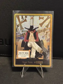 DON !! Card Gold (Dracule “Hawk-Eyes” Mihawk) - One Piece Card Game - Image 1